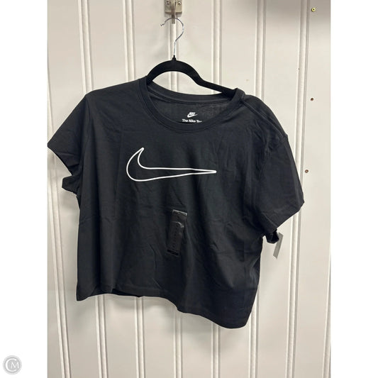Top Short Sleeve By Nike In Black, Size: Xl