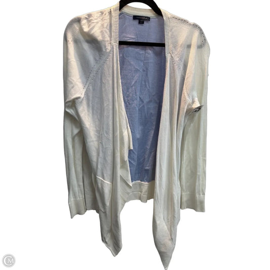 Cardigan By Tommy Hilfiger In Cream, Size: L