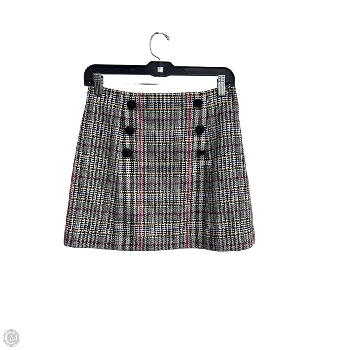 Skirt Mini & Short By Veronica Beard In Plaid Pattern, Size: 2