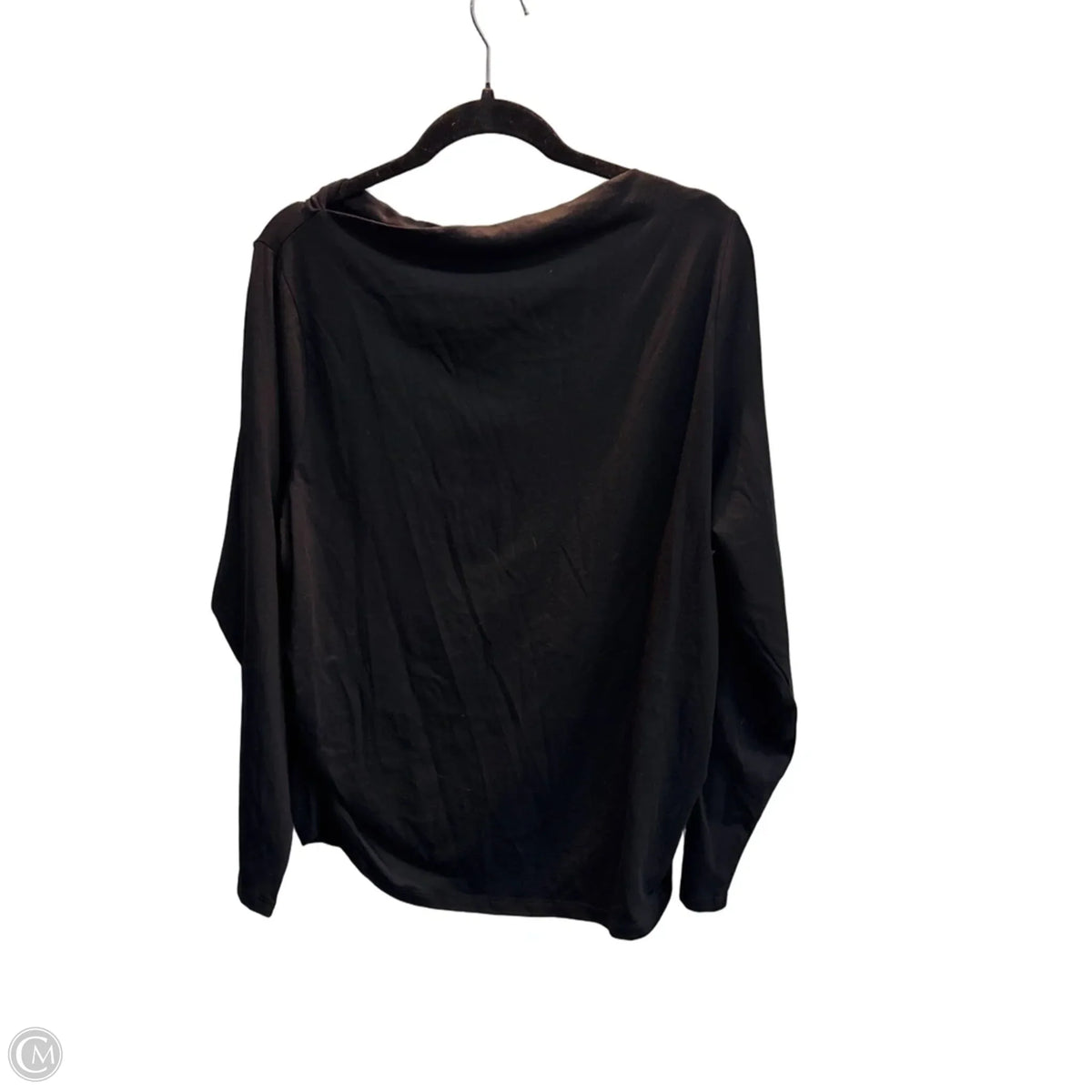 Top 3/4 Sleeve Basic By Old Navy In Black, Size: 2x