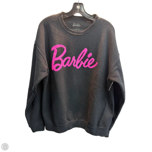 Sweatshirt Crewneck By Clothes Mentor In Black, Size: L