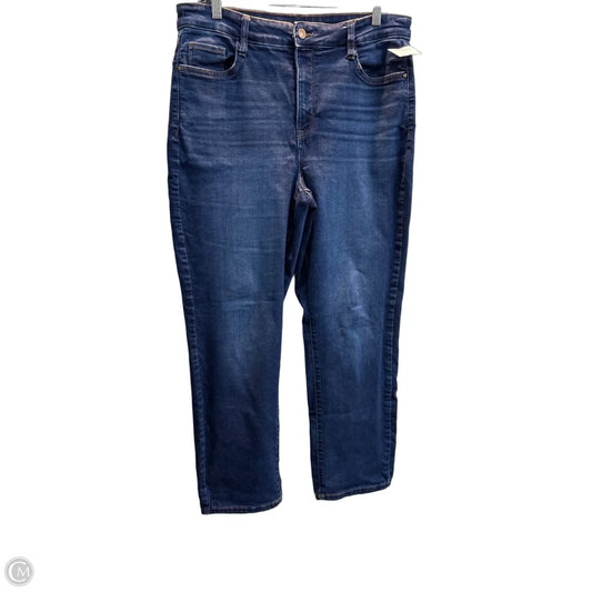 Jeans Straight By Nine West In Blue, Size: 16