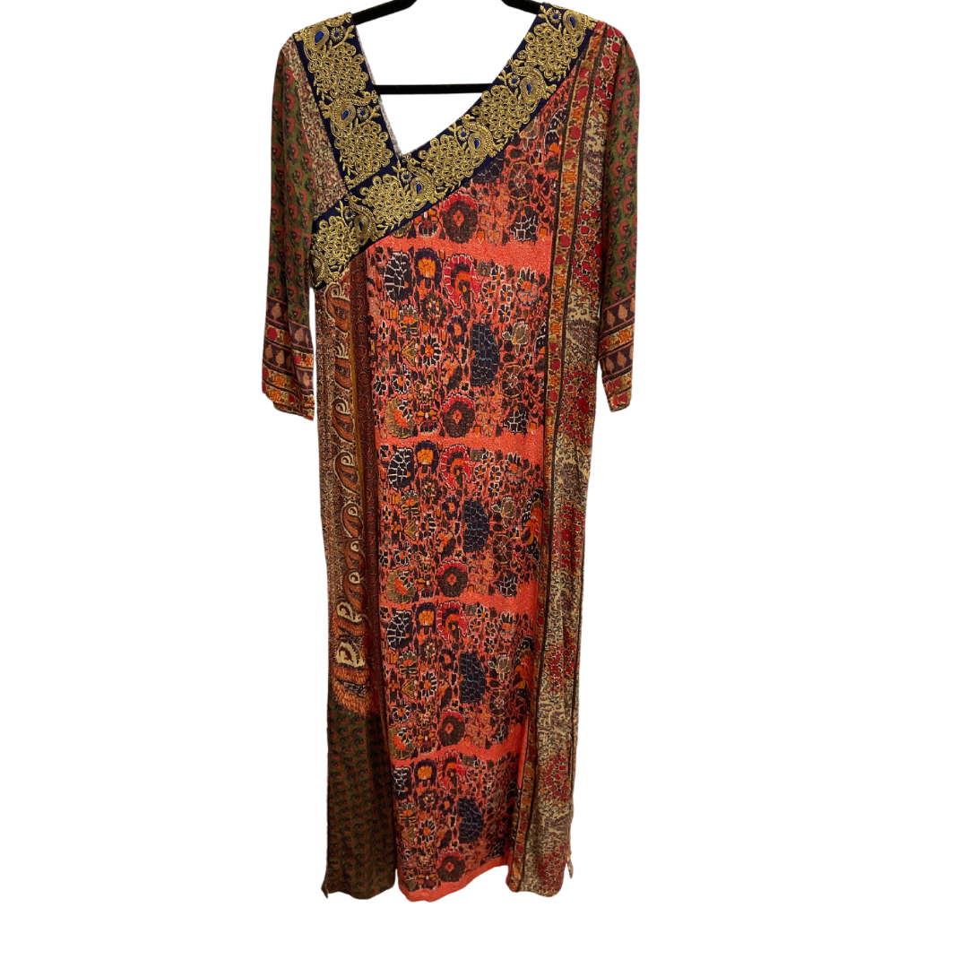 Dress Party Long By Soft Surroundings In Multi-colored, Size: S