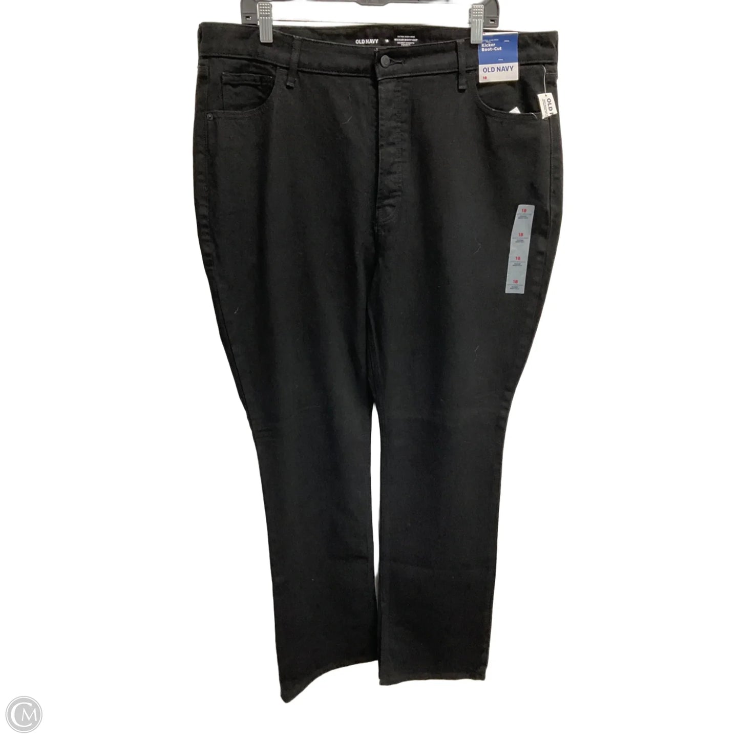 Jeans Skinny By Old Navy In Black, Size: 18