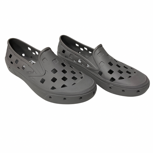 Shoes Flats By Vans In Grey, Size: 6