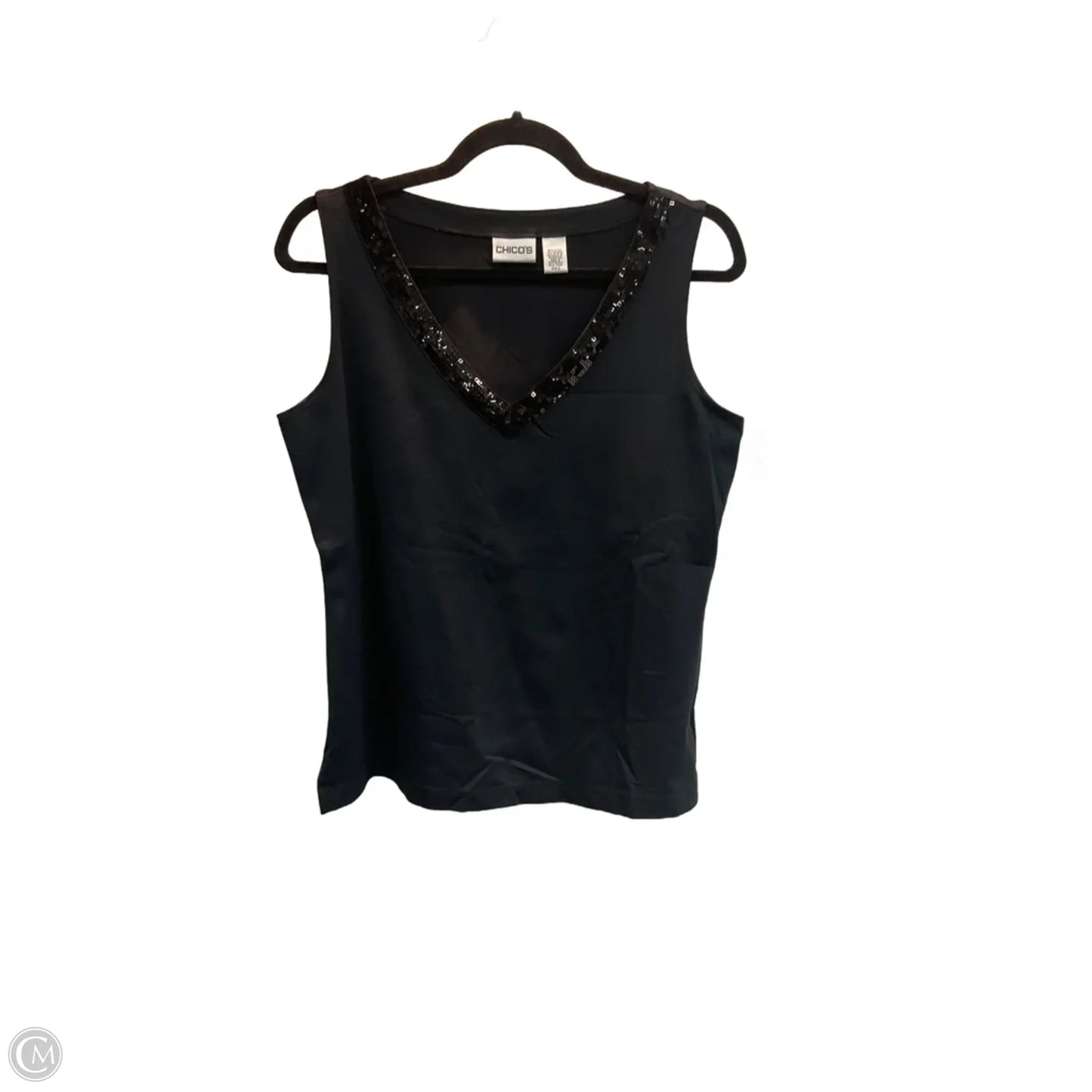 Tank Top By Chicos In Black, Size: Xl