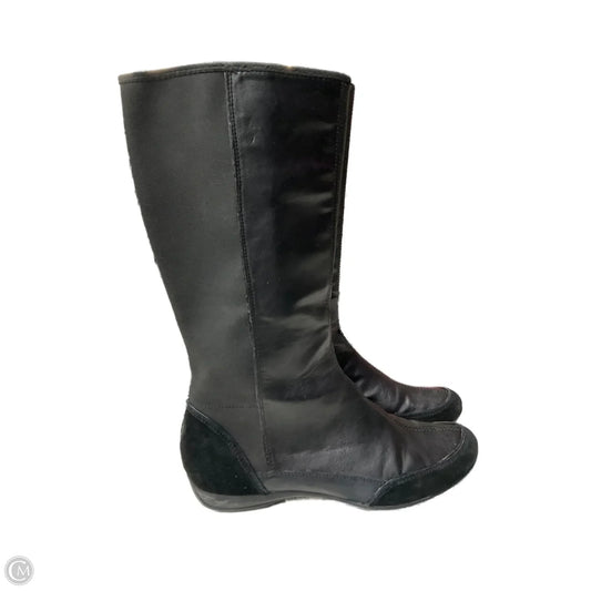 Boots Mid-calf Flats By Giani Bernini In Black, Size: 9.5