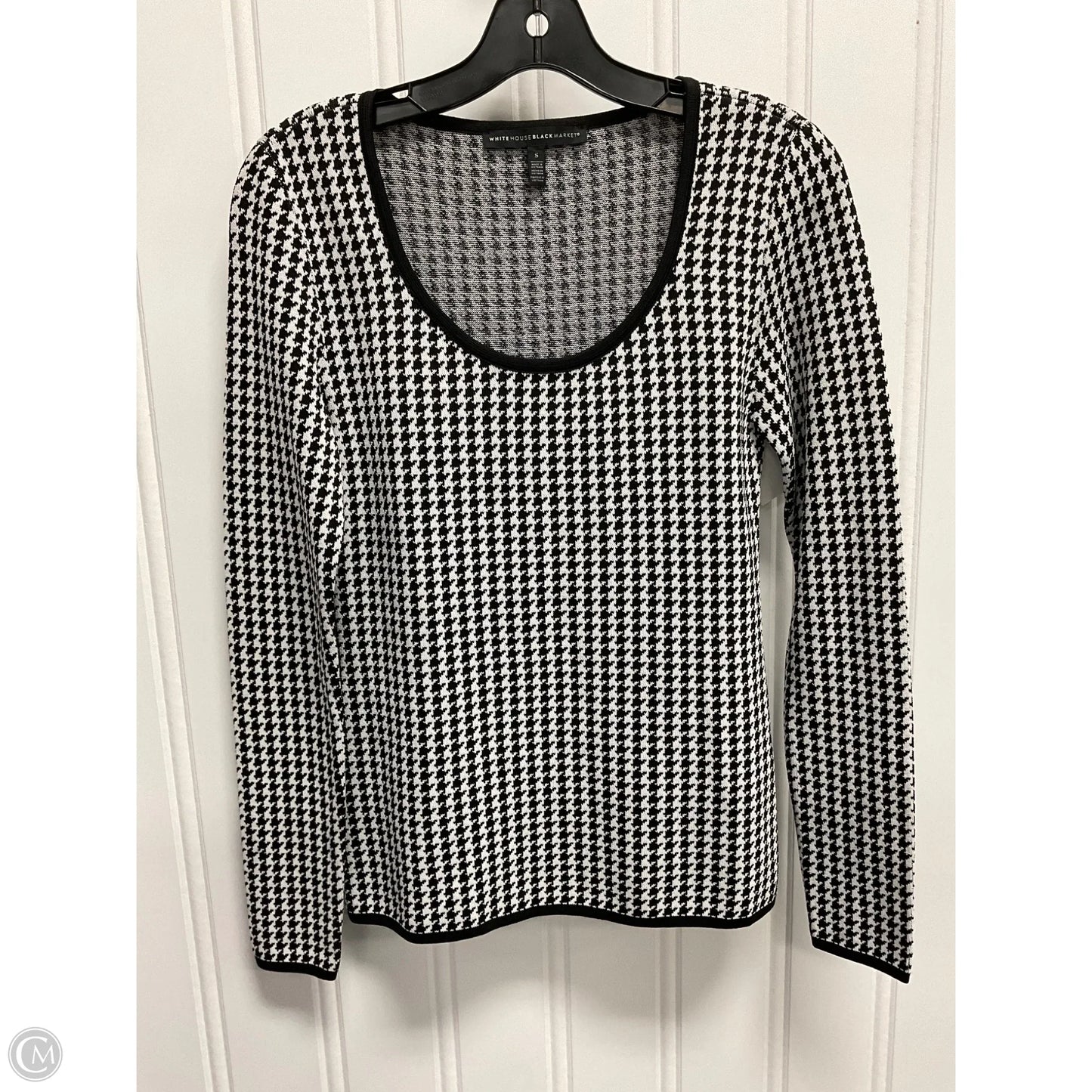 Sweater By White House Black Market In Black & Cream, Size: S