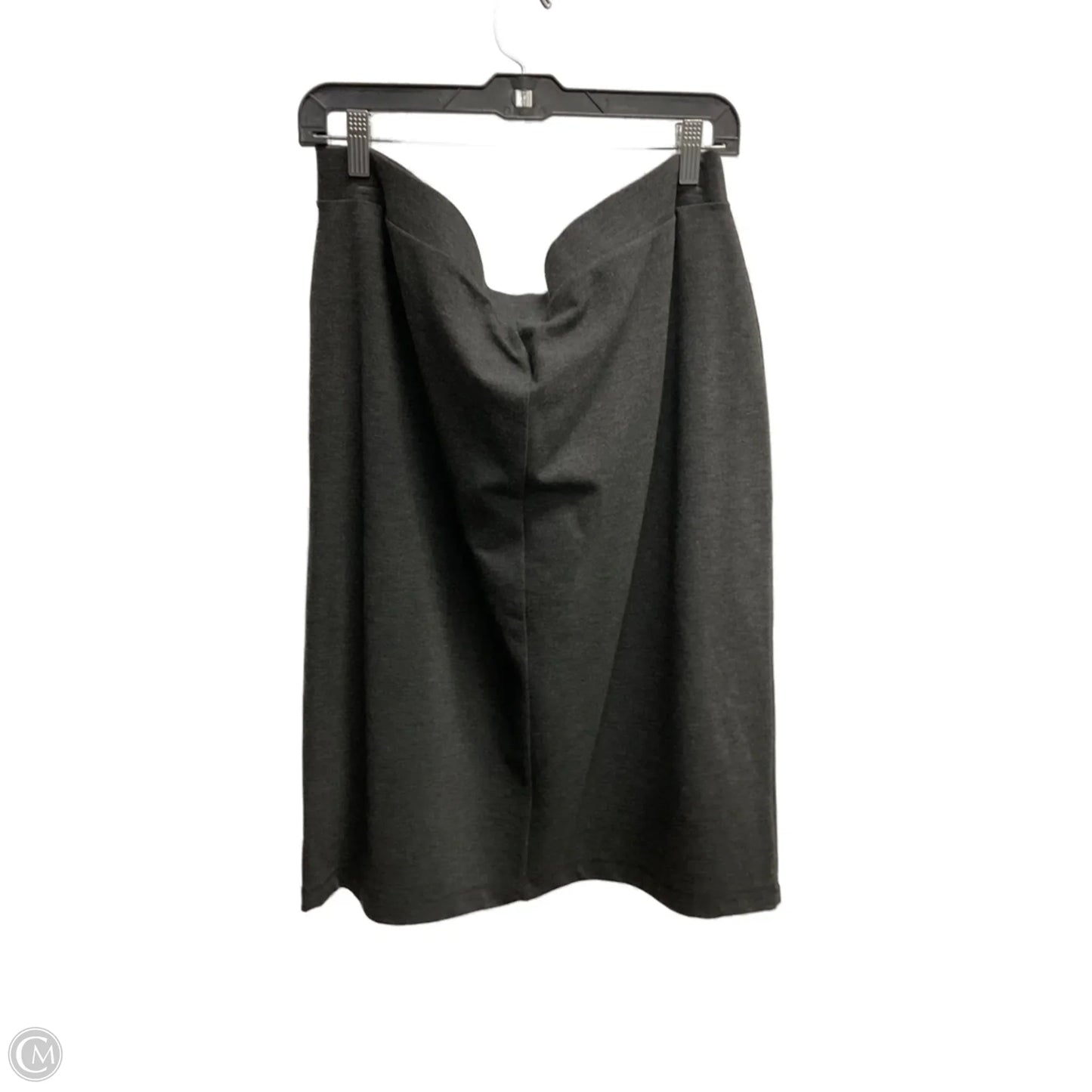 Skirt Midi By Liz Claiborne In Grey, Size: Xxl