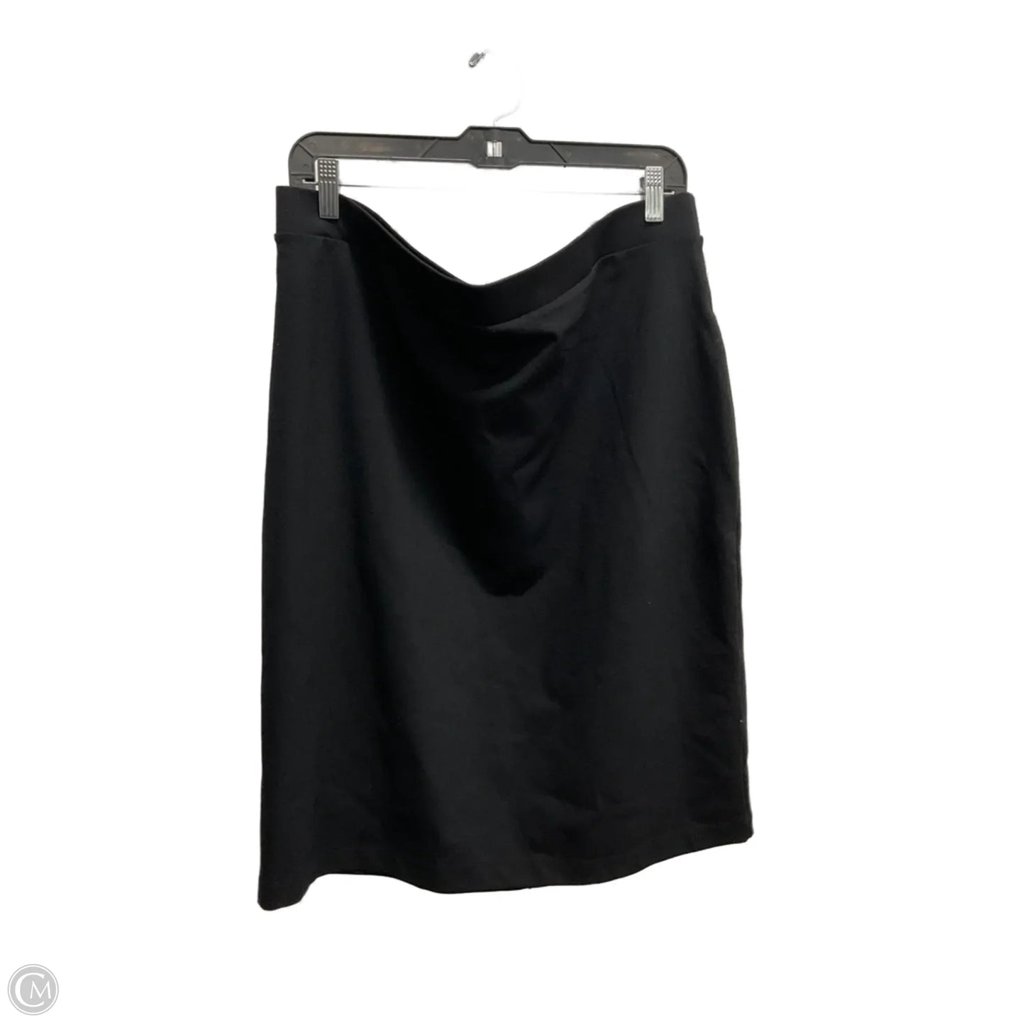 Skirt Midi By Liz Claiborne In Black, Size: Xxl