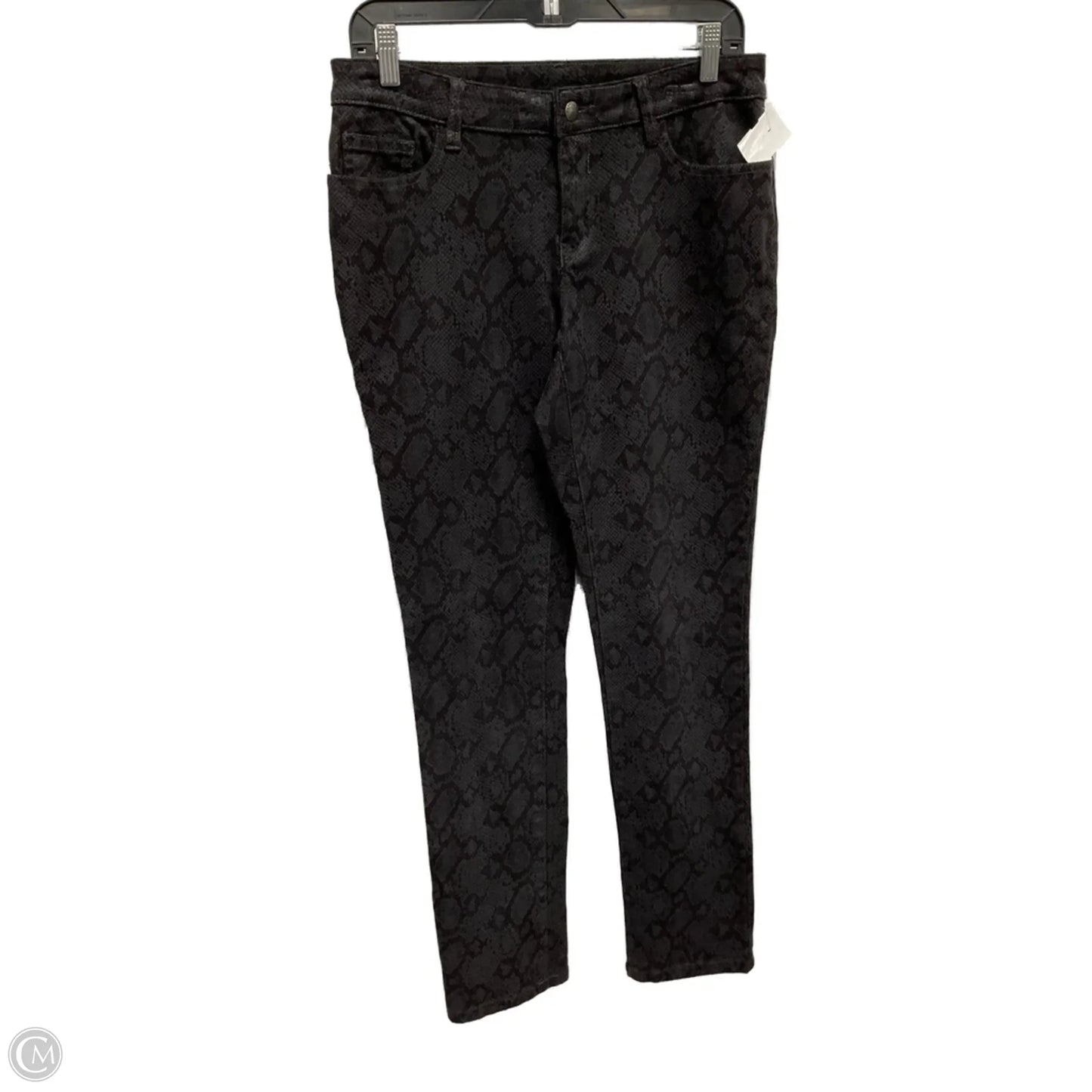 Jeans Straight By Aziz In Animal Print, Size: 8