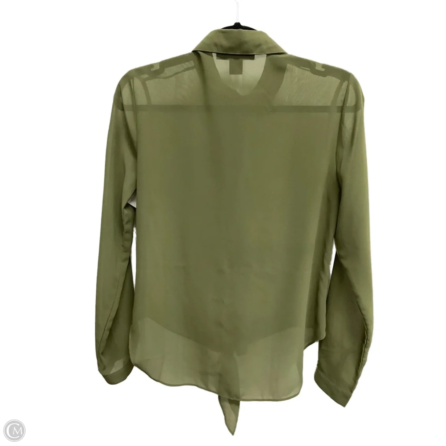 Top Long Sleeve By Clothes Mentor In Green, Size: S