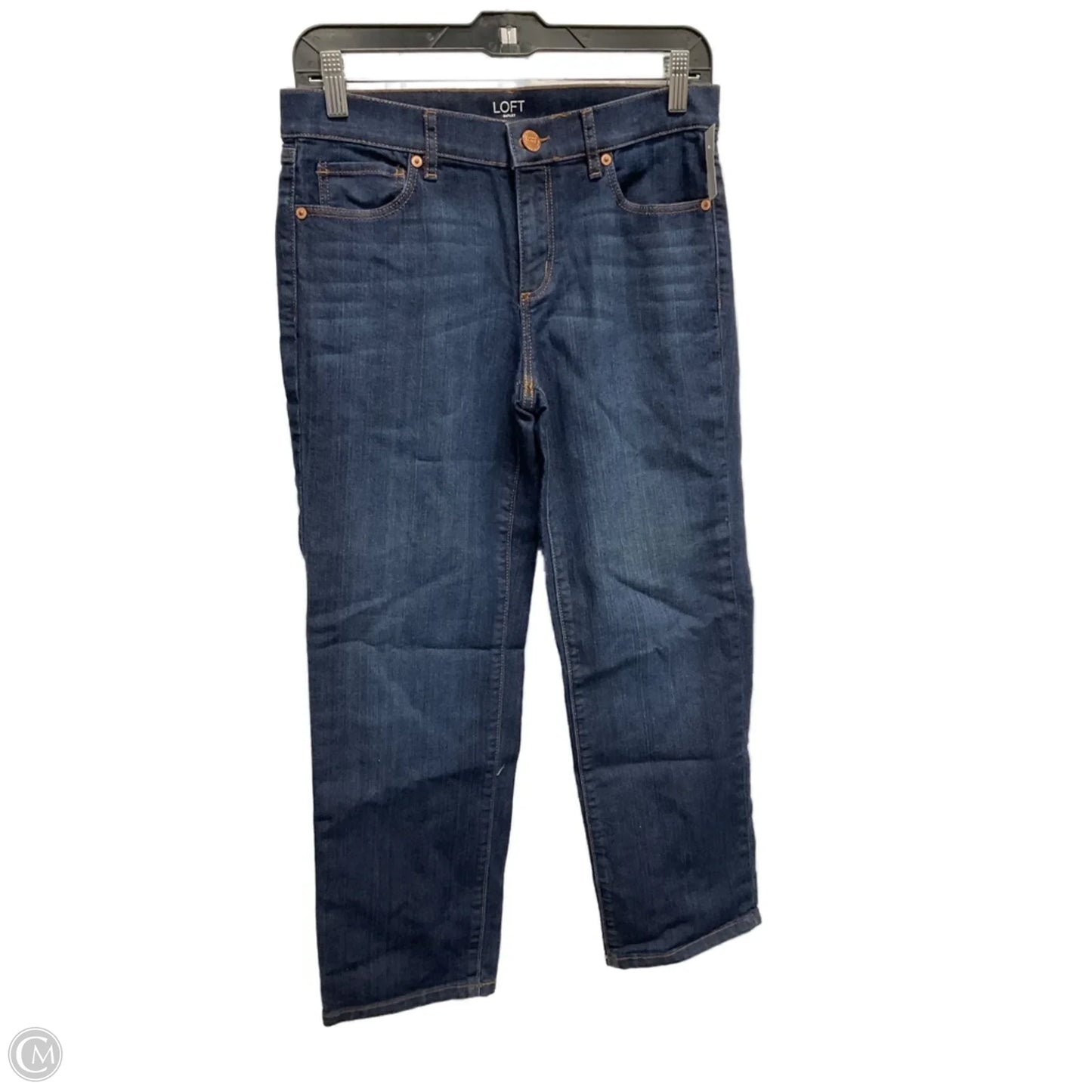 Jeans Cropped By Loft In Blue, Size: 2