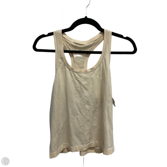 Athletic Tank Top By Lululemon In Yellow, Size: M