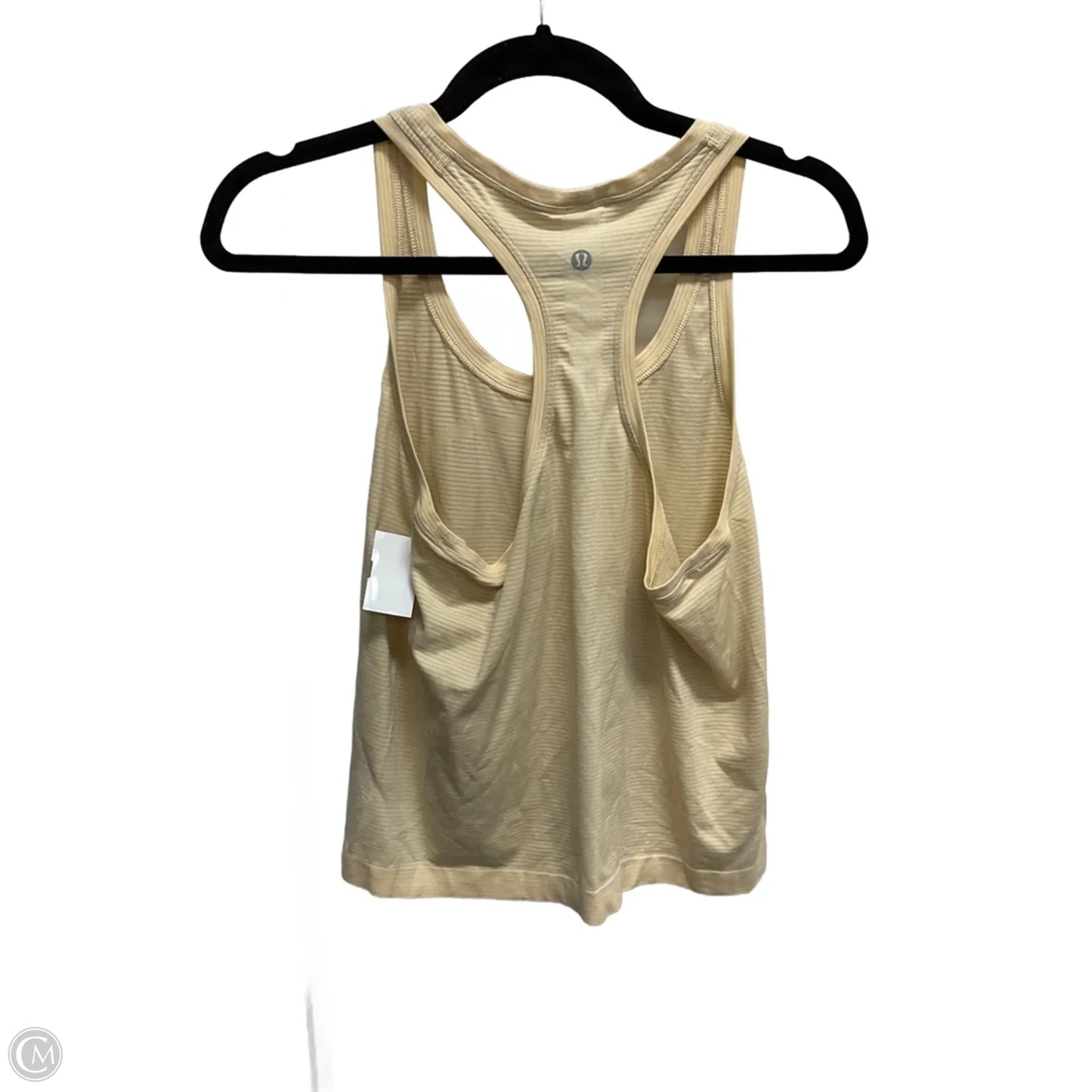 Athletic Tank Top By Lululemon In Yellow, Size: M