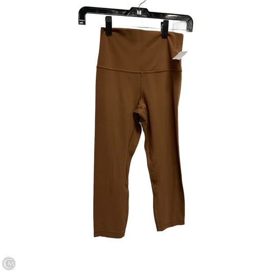 Athletic Leggings By Lululemon In Brown, Size: S