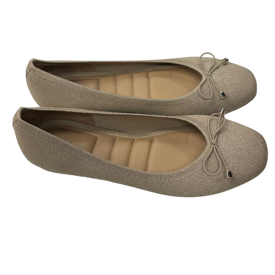 Shoes Flats By Kelly And Katie In Gold, Size: 9.5