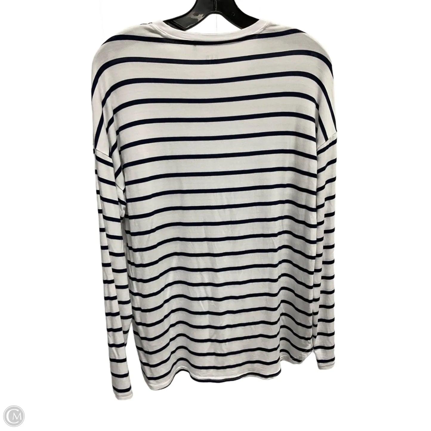 Top Long Sleeve By Gap In Striped Pattern, Size: S