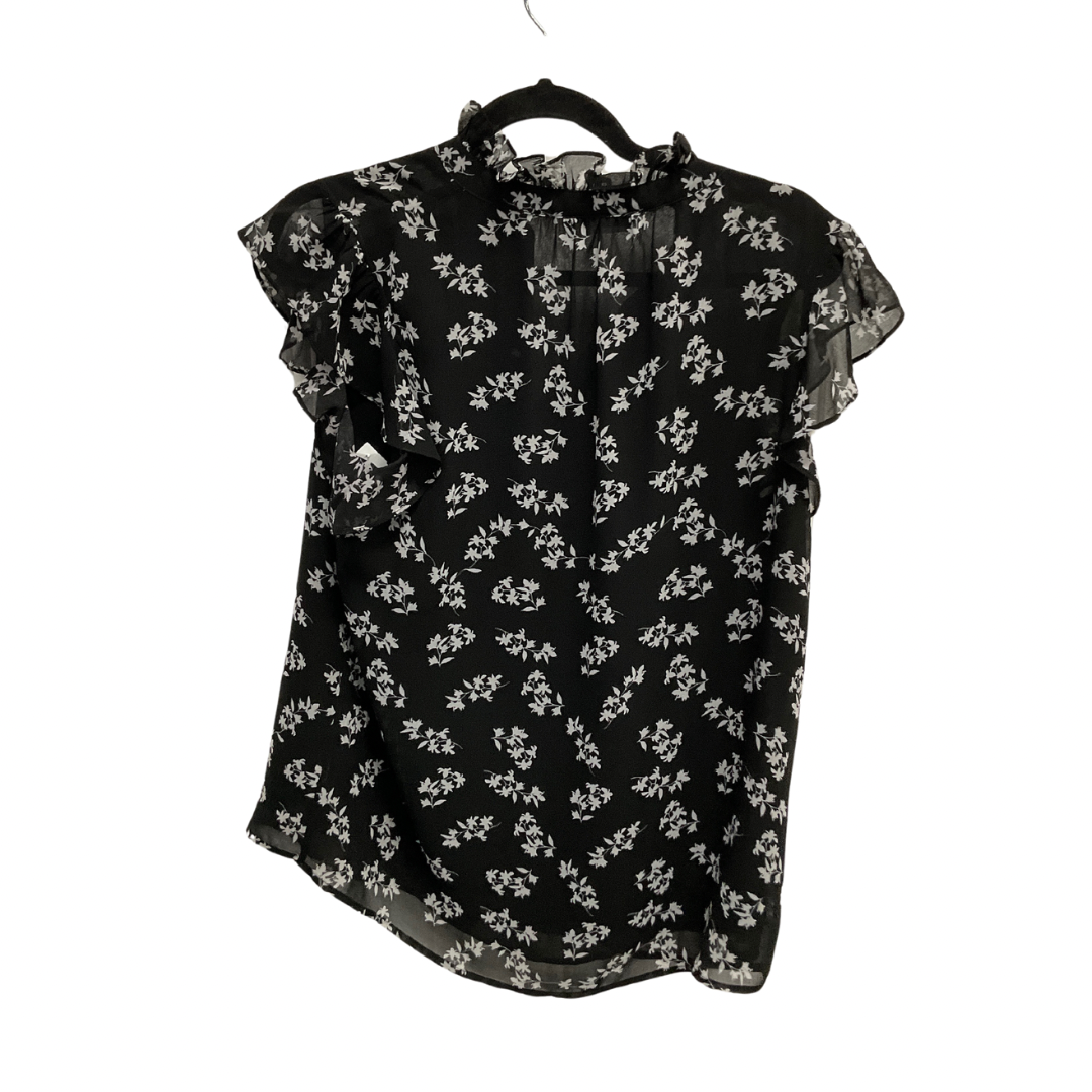 Top Short Sleeve By Calvin Klein In Floral Print, Size: M