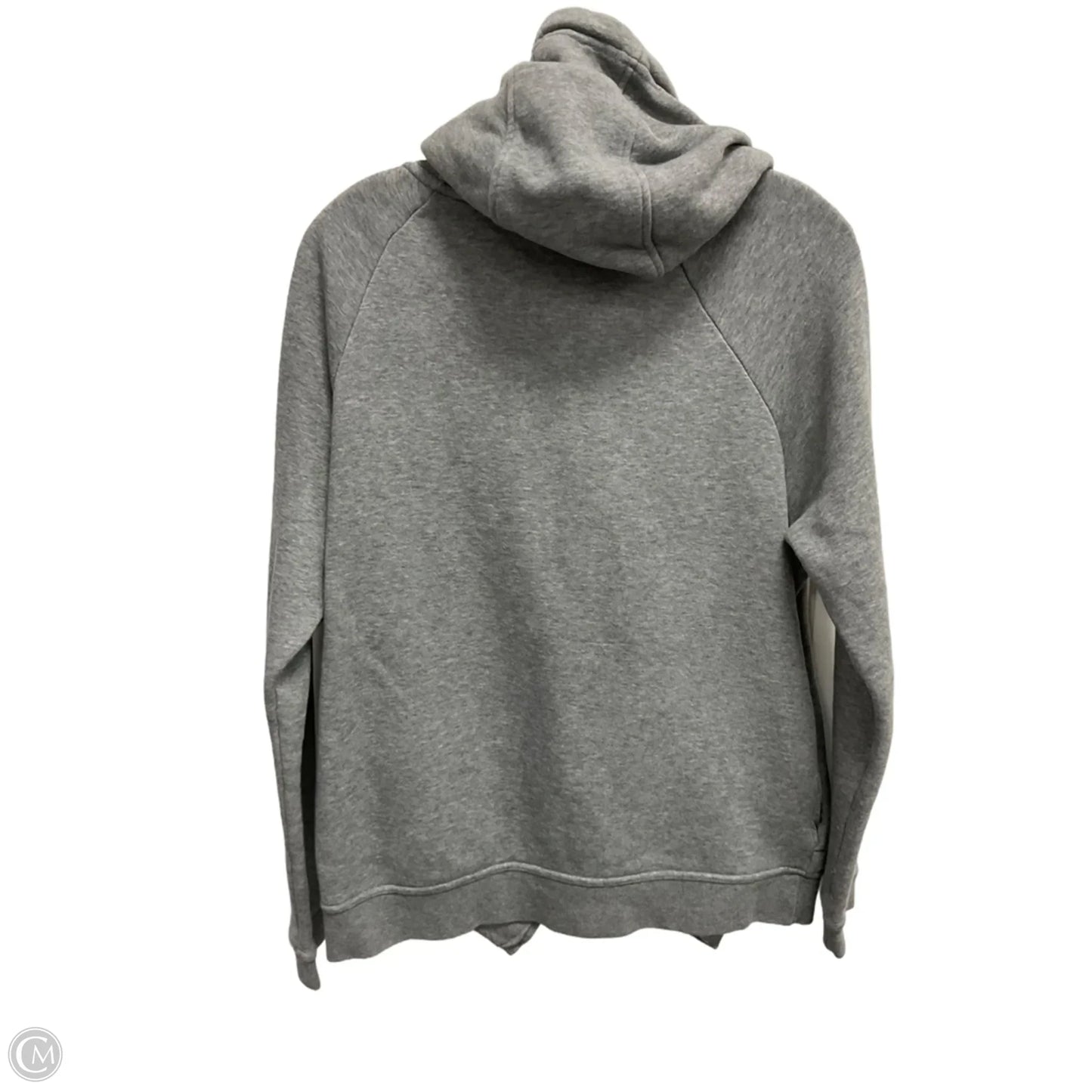 Sweatshirt Hoodie By Nike In Grey, Size: M