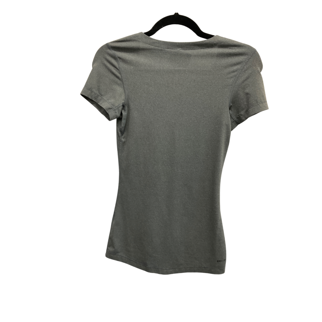 Athletic Top Short Sleeve By Nike Apparel In Grey, Size: Xs