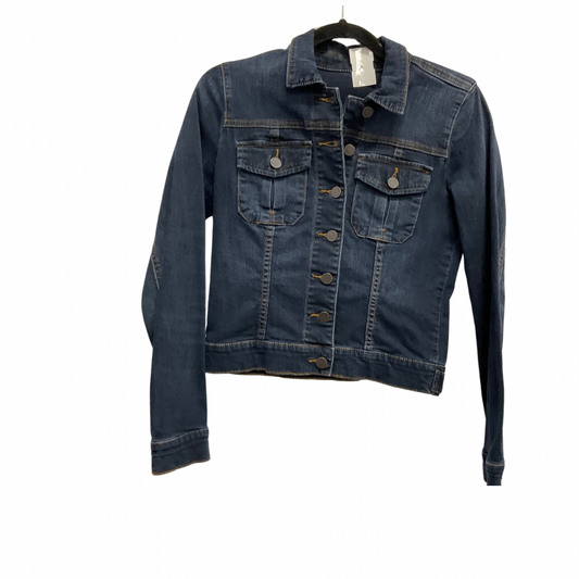 Jacket Denim By Kut In Blue, Size: Xs