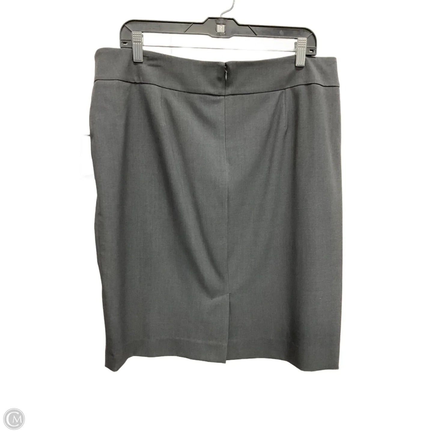 Skirt Midi By Nine West In Grey, Size: 16