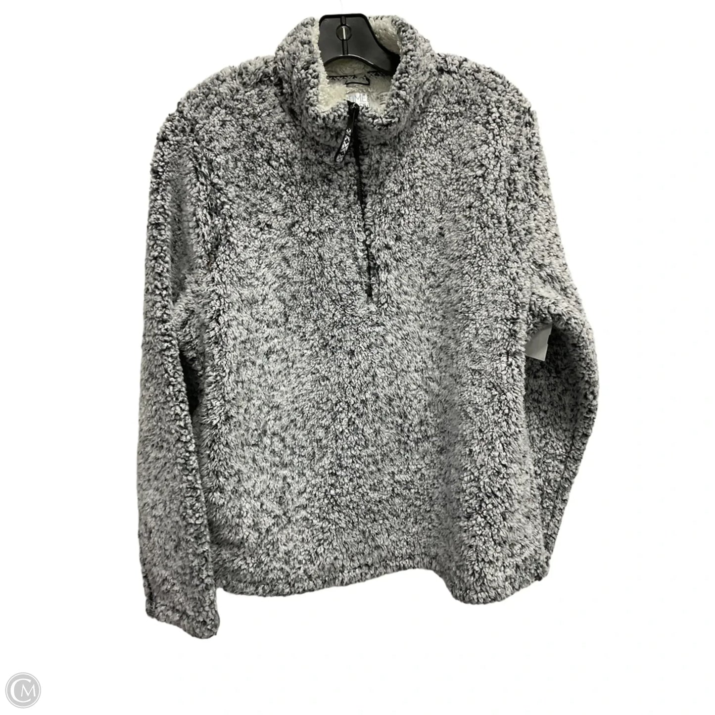 Jacket Fleece By Time And Tru In Grey, Size: Xl