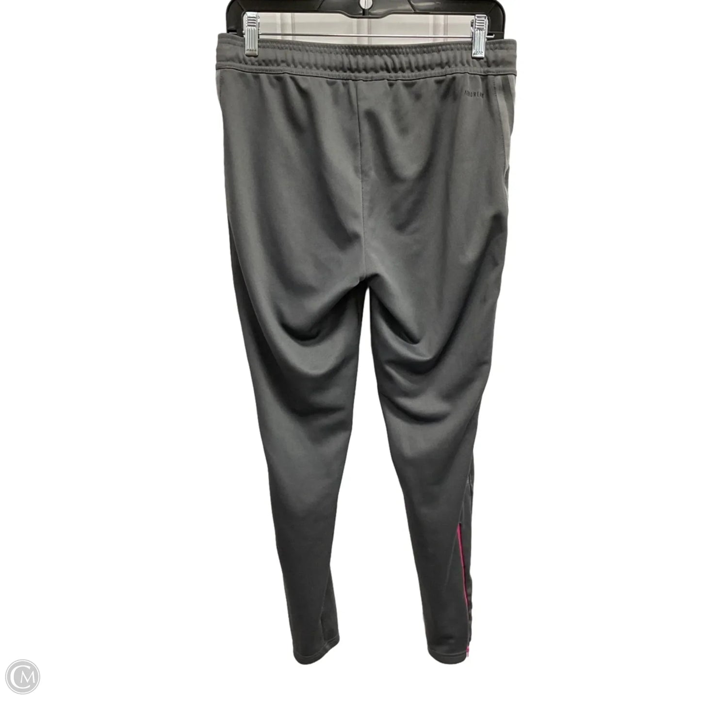 Athletic Pants By Adidas In Grey, Size: S