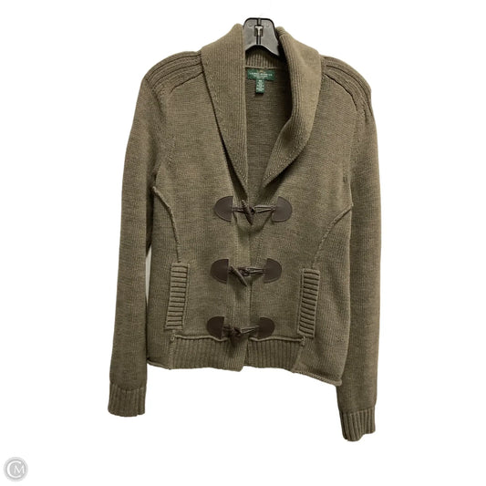 Sweater Cardigan By Lauren By Ralph Lauren In Brown, Size: Mp
