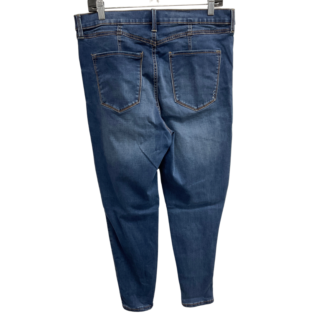 Jeans Cropped By Rachel Roy In Blue, Size: 14