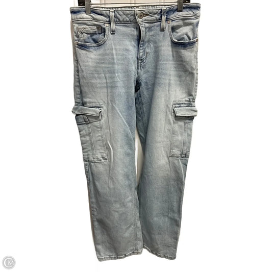 Jeans Wide Leg By Edgely In Blue, Size: 10