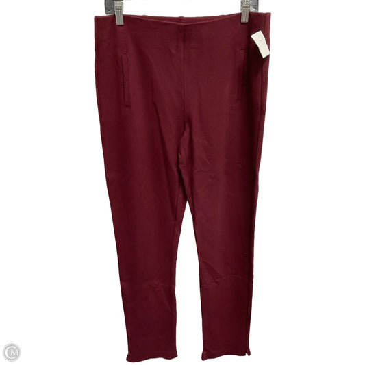 Pants Cropped By Chicos In Maroon, Size: M