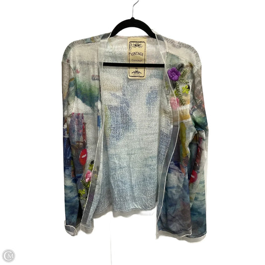 Cardigan By Vintage In Multi-colored, Size: Xl