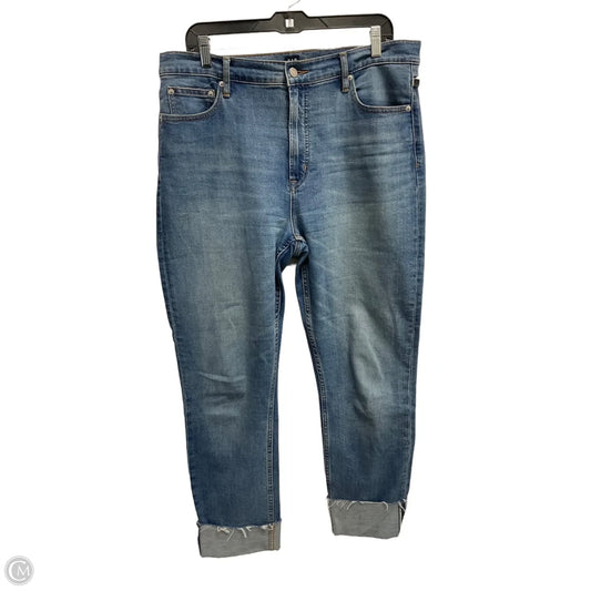 Jeans Boyfriend By Gap In Blue, Size: 16