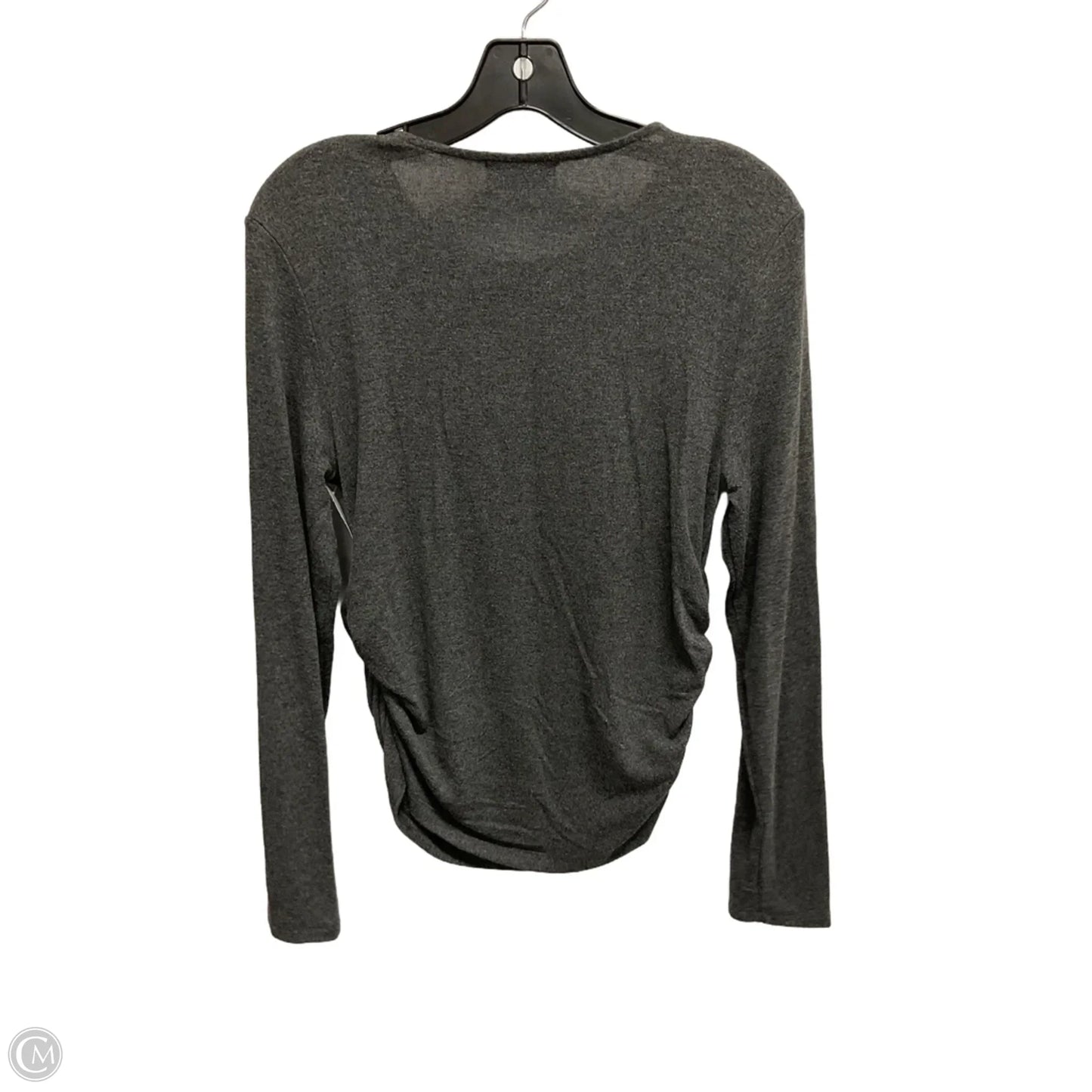 Top Long Sleeve By Banana Republic In Grey, Size: L