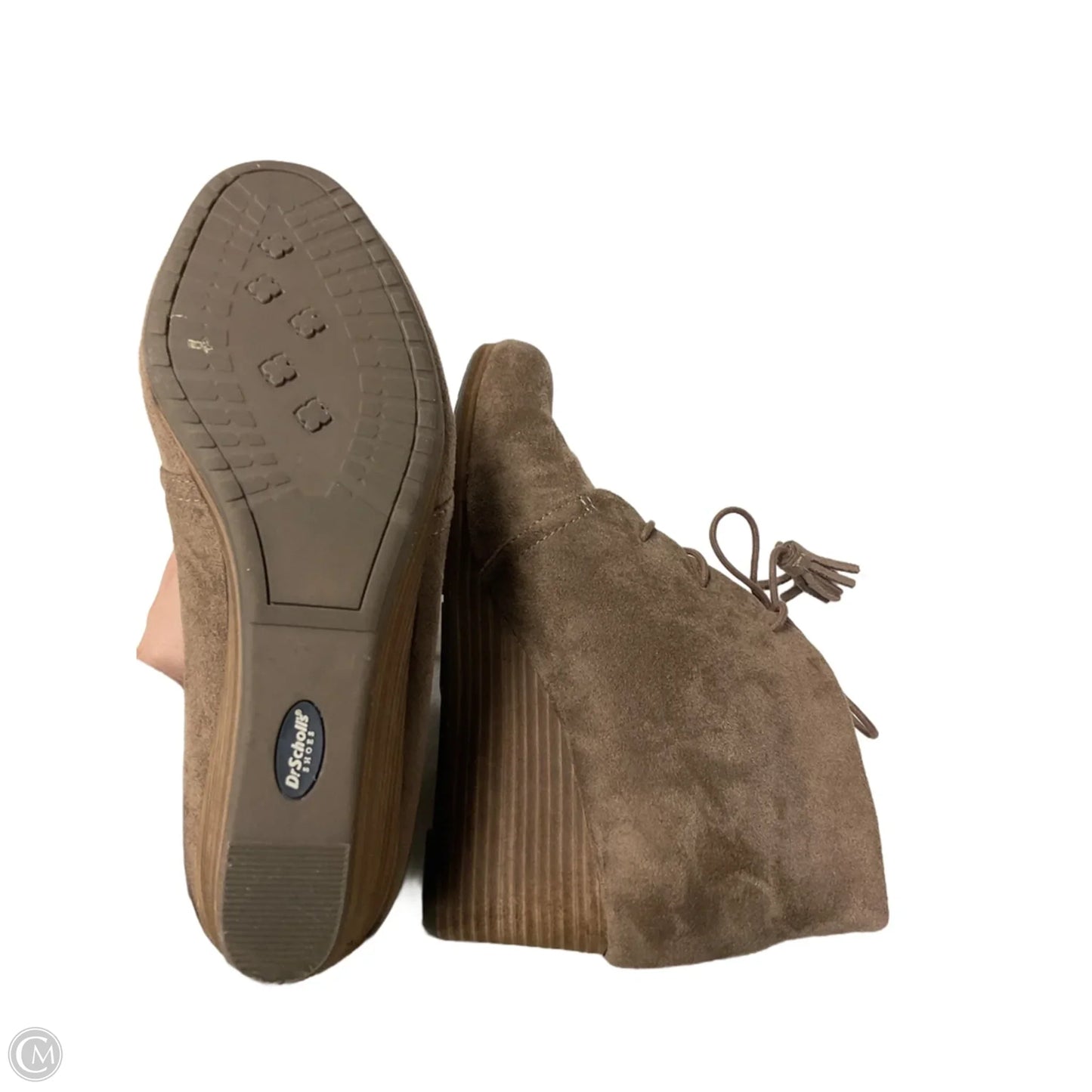 Boots Ankle Heels By Dr Scholls In Taupe, Size: 8.5