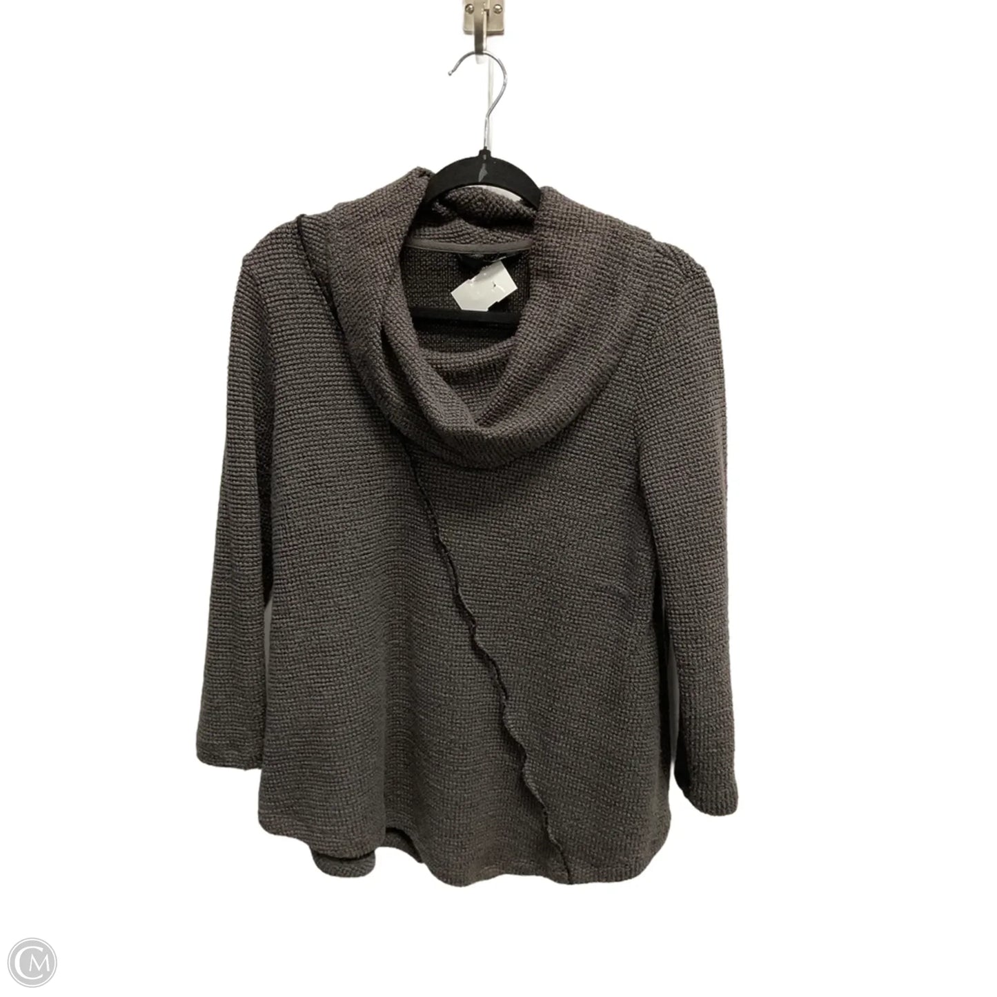 Sweater By Ali Miles In Grey, Size: L
