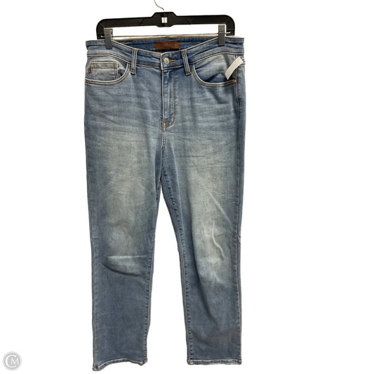 Jeans Straight By Judy Blue In Blue, Size: 10