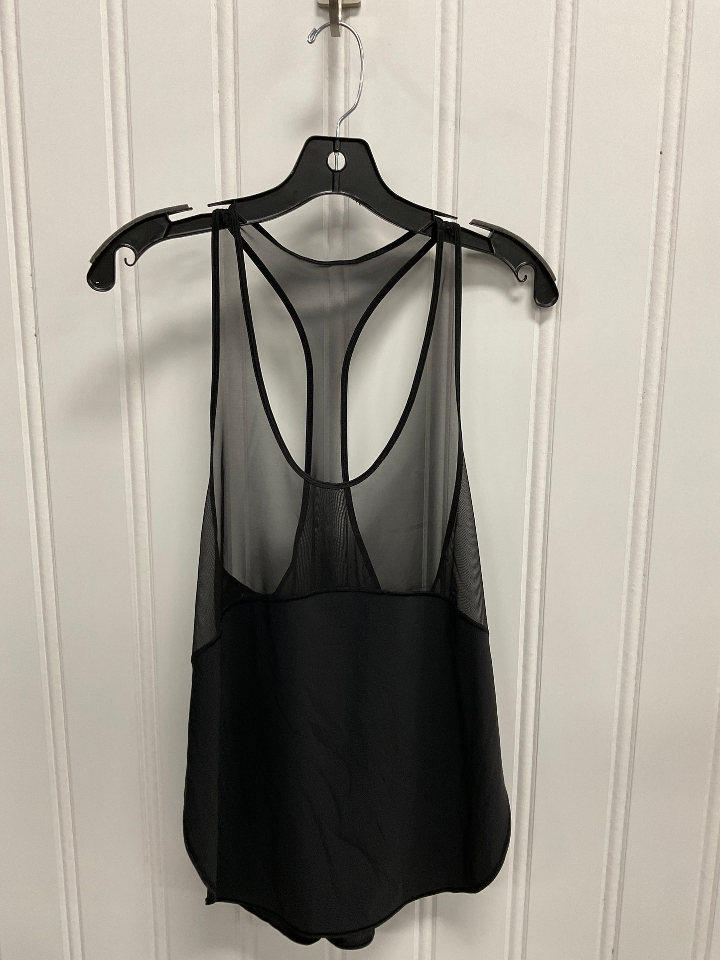 Athletic Top Short Sleeve By Lululemon In Black, Size: S