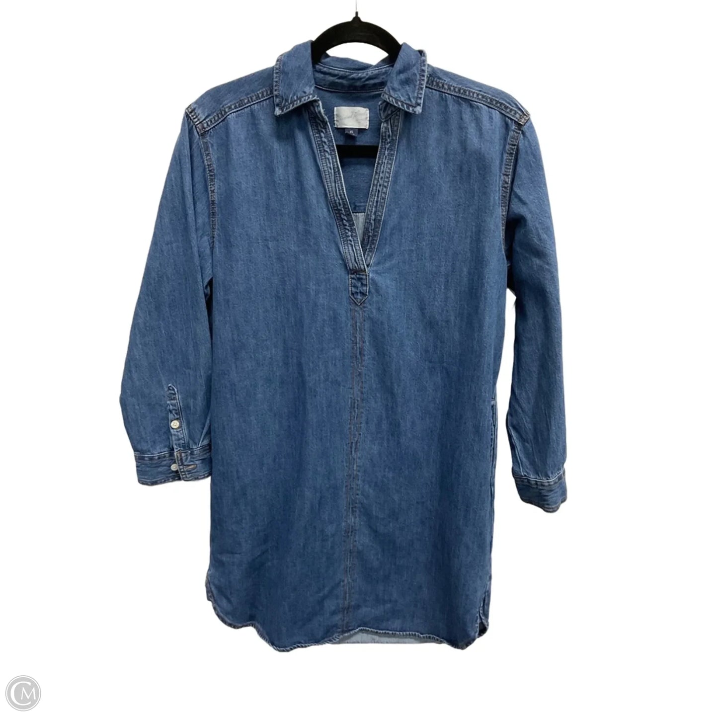 Dress Casual Midi By Universal Thread In Blue, Size: Xs