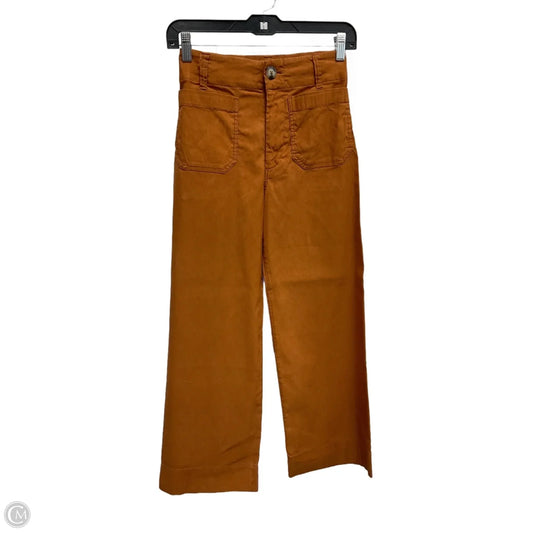 Pants Linen By Maeve In Orange, Size: Xs