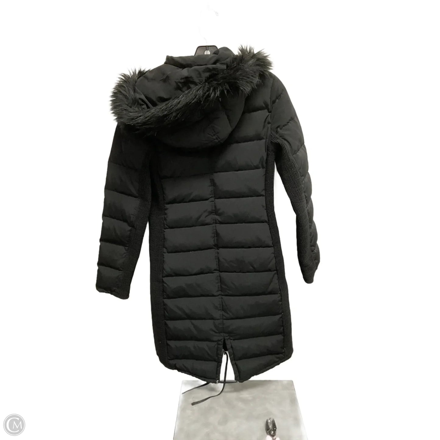 Coat Puffer & Quilted By Express In Black, Size: Xs