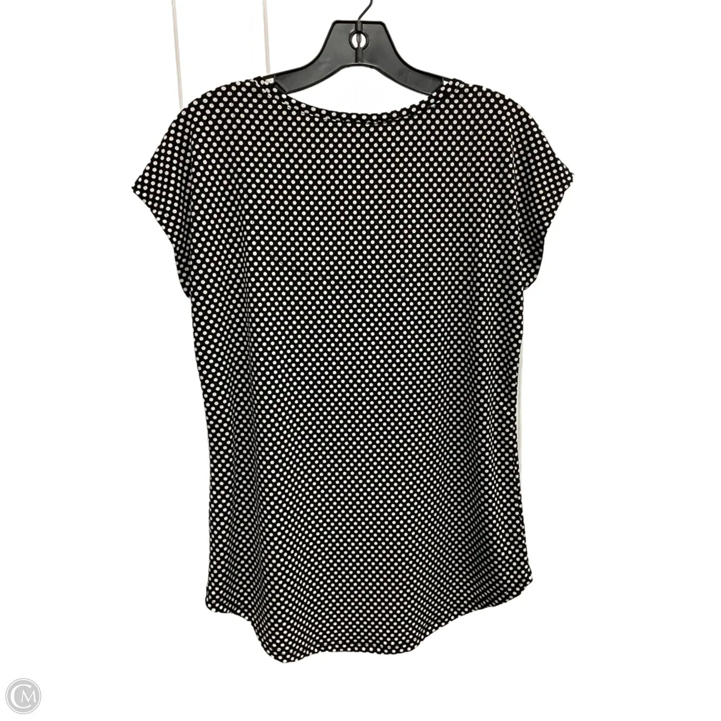 Top Short Sleeve By Chicos In Polkadot Pattern, Size: Xs