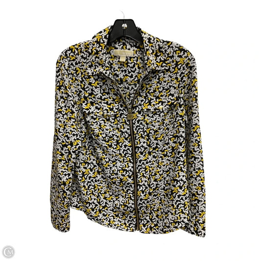 Blouse Long Sleeve By Michael By Michael Kors In Floral Print, Size: S