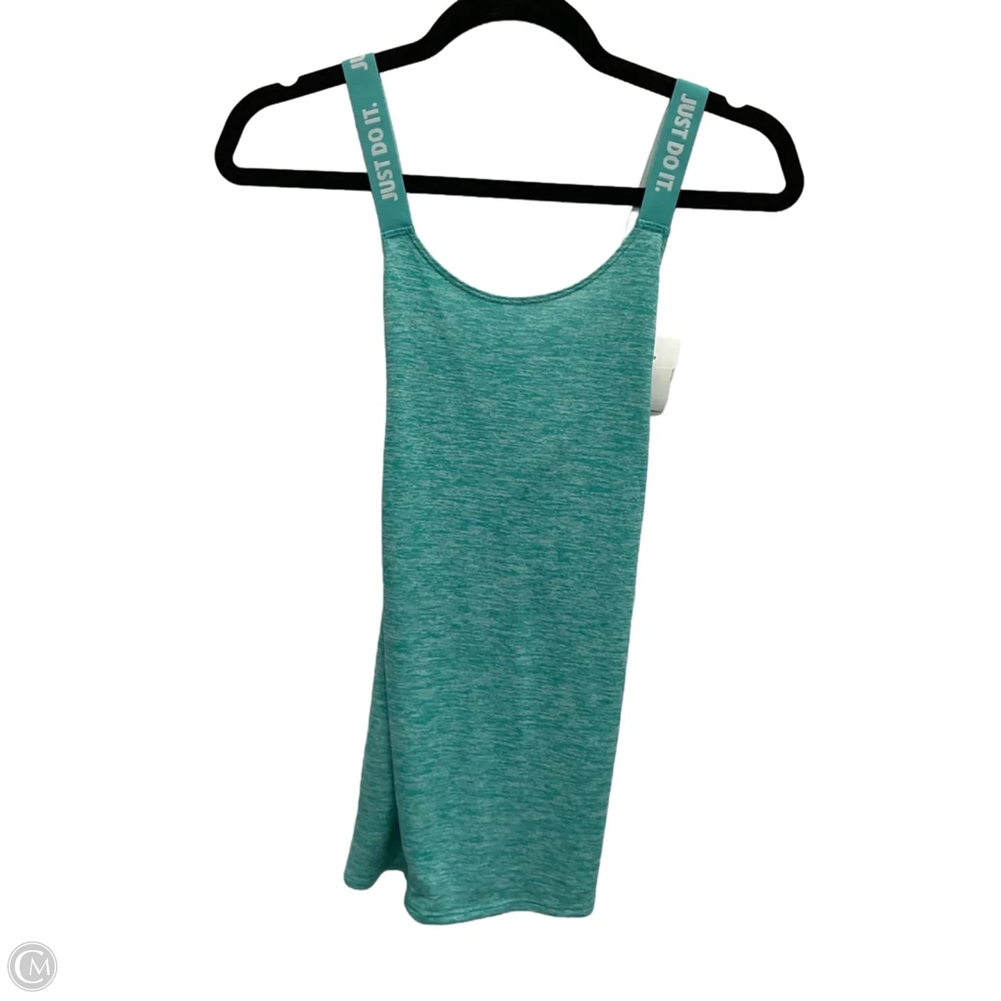 Athletic Tank Top By Nike In Aqua, Size: L