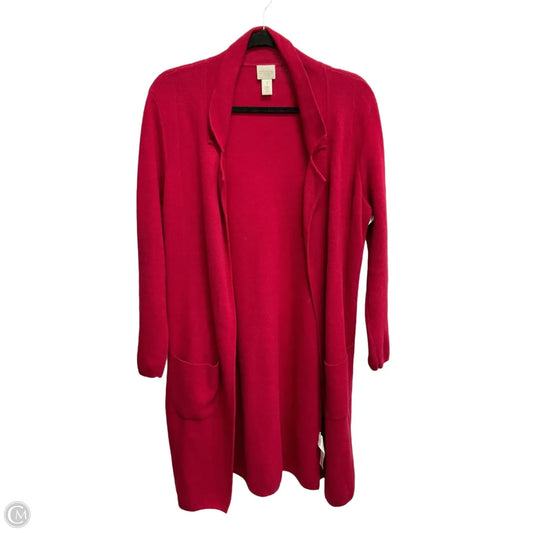 Cardigan By Chicos In Red, Size: M