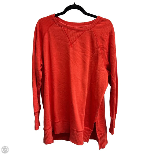 Sweatshirt Crewneck By Maurices In Orange, Size: Xl