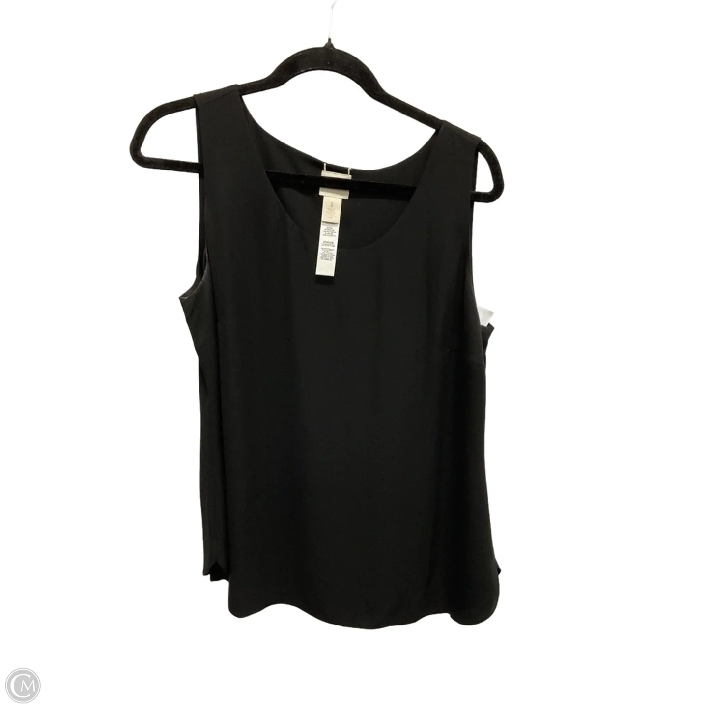 Tank Top By Chicos In Black, Size: M