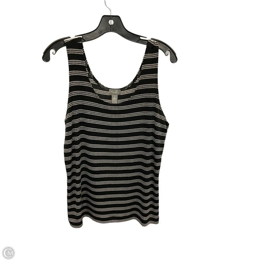 Tank Top By Chicos In Black, Size: L